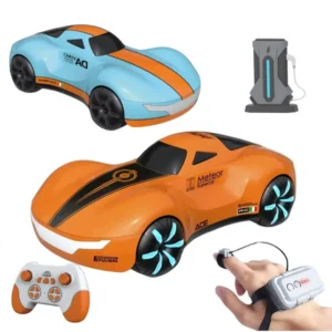 Concept 1:16 360° Rotation Stunt RC Car | Dual Control, Gesture Sensing, Spray Drift Effects & LED Lights
