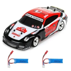 Wltoys K969 1/28 4WD Drift RC Car – High-Speed Mini RC Car with Dual Batteries
