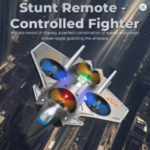 JJRC H130 RC Foam Fighter Glider Plane | 2.4G Stunt Remote Control Aircraft for Kids (EPP Foam, Lightweight & Durable)