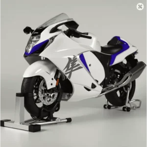 Suzuki Hayabusa GSX-1300R 1:6 Scale Premium Alloy Diecast Motorcycle Model with Sound, Light & Dynamic Display Features