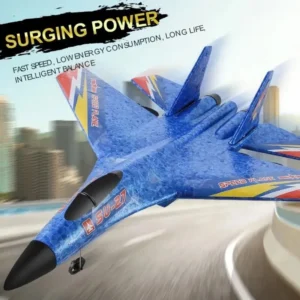 SU-27 RC Plane 2.4G Remote Control EPP Fighter Jet | Long-Range Glider Aircraft with LED Lights