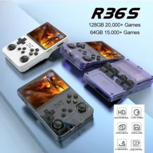 Retro R36S Handheld Game Console – 256GB Linux Gaming System, 3.5" IPS HD Screen, Dual Joysticks, Portable Retro Video Player