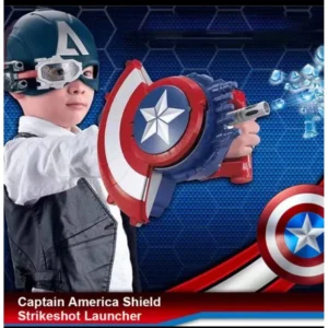 American Shield Handheld Gel Blaster Gun – High-Speed Electric Gel Ball Toy Blaster for Kids & Adults | Safe Outdoor Action Game