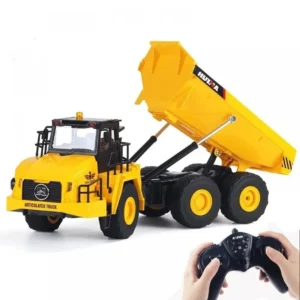 Huina 1553 1:16 RC Excavator – 2.4GHz 11CH Alloy Die-Cast Construction Truck with Sound & LED Lights