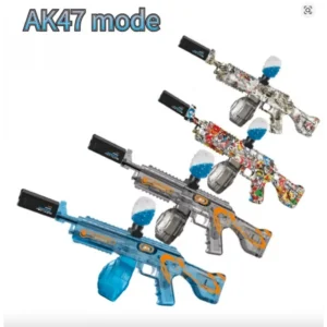 2-in-1 G555-3W Hydrogel Gun & EVA Soft Bullet Blaster – Dual-Mode Toy Gun for Kids | Water Bead & Soft Foam Bullet Action Toy