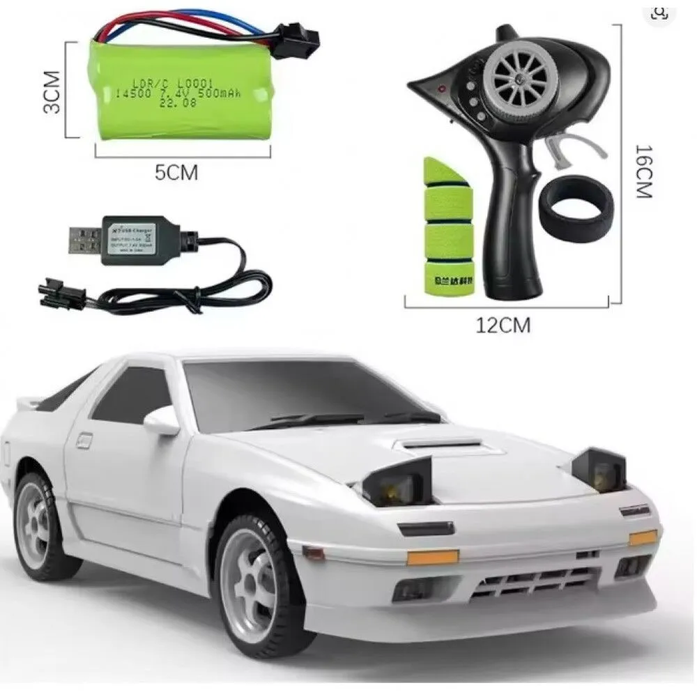 LDRC 1802 RTR 1/18 2.4G RWD RC Car FC Racing Drift Gyro On-Road Full Proportional Vehicles Models Toys – White & Silver
        <span class="amazon-style-sales-stat" style="display: block; font-family: -apple-system, BlinkMacSystemFont, 'Segoe UI', Roboto, Arial, sans-serif; font-size: 15px; color: #0f1111; margin-top: 6px; text-transform: none; letter-spacing: normal; text-align: left; line-height: normal;">
            <strong style="font-weight: 700;">1K+ people bought</strong> <span style="font-weight: 400;">in past month</span>
        </span>
