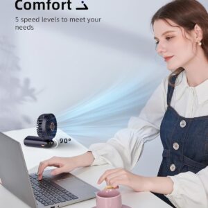 Portable Wearable Fan with 360° Airflow