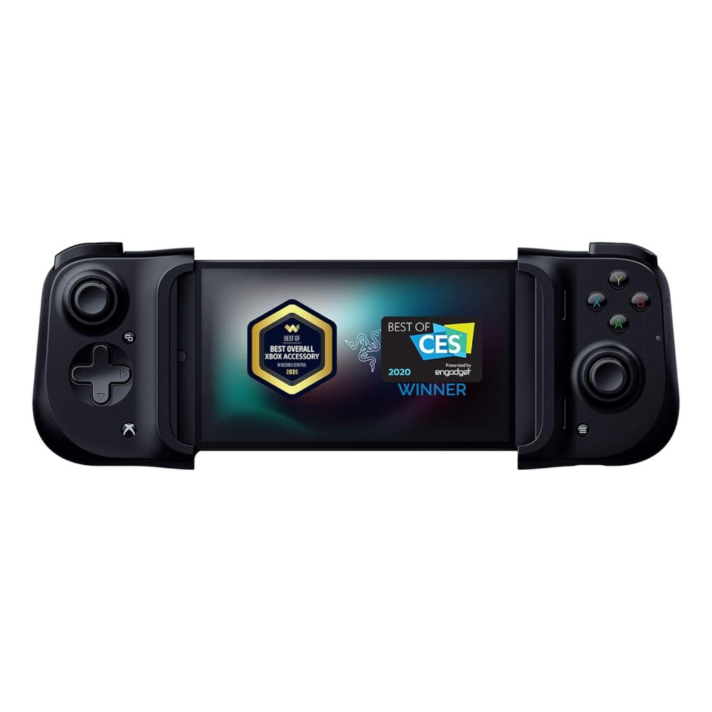 Razer Kishi Mobile Game Controller / Gamepad for Xbox Android USB-C: Game Pass Ultimate, xCloud, Cloud Gaming – Passthrough Charging – Low Latency Phone Controller Grip – Samsung, Pixel, & more
        <span class="amazon-style-sales-stat" style="display: block; font-family: -apple-system, BlinkMacSystemFont, 'Segoe UI', Roboto, Arial, sans-serif; font-size: 15px; color: #0f1111; margin-top: 6px; text-transform: none; letter-spacing: normal; text-align: left; line-height: normal;">
            <strong style="font-weight: 700;">303 people bought</strong> <span style="font-weight: 400;">in past month</span>
        </span>