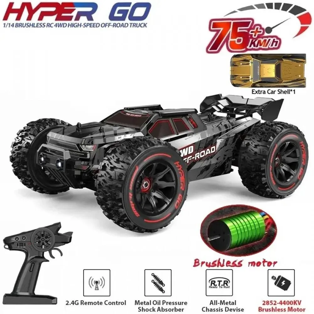 MJX 14210 HYPER GO – 1/14 Brushless High-Speed RC Car (55 km/h)
        <span class="amazon-style-sales-stat" style="display: block; font-family: -apple-system, BlinkMacSystemFont, 'Segoe UI', Roboto, Arial, sans-serif; font-size: 15px; color: #0f1111; margin-top: 6px; text-transform: none; letter-spacing: normal; text-align: left; line-height: normal;">
            <strong style="font-weight: 700;">146 people bought</strong> <span style="font-weight: 400;">in past month</span>
        </span>