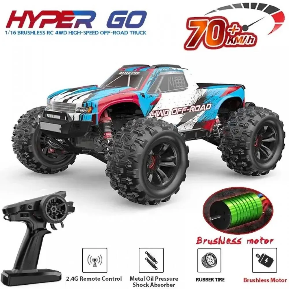 MJX Hyper Go 16208 – 1/16 Brushless 4WD Monster Truck (45–68 km/h)
        <span class="amazon-style-sales-stat" style="display: block; font-family: -apple-system, BlinkMacSystemFont, 'Segoe UI', Roboto, Arial, sans-serif; font-size: 15px; color: #0f1111; margin-top: 6px; text-transform: none; letter-spacing: normal; text-align: left; line-height: normal;">
            <strong style="font-weight: 700;">146 people bought</strong> <span style="font-weight: 400;">in past month</span>
        </span>