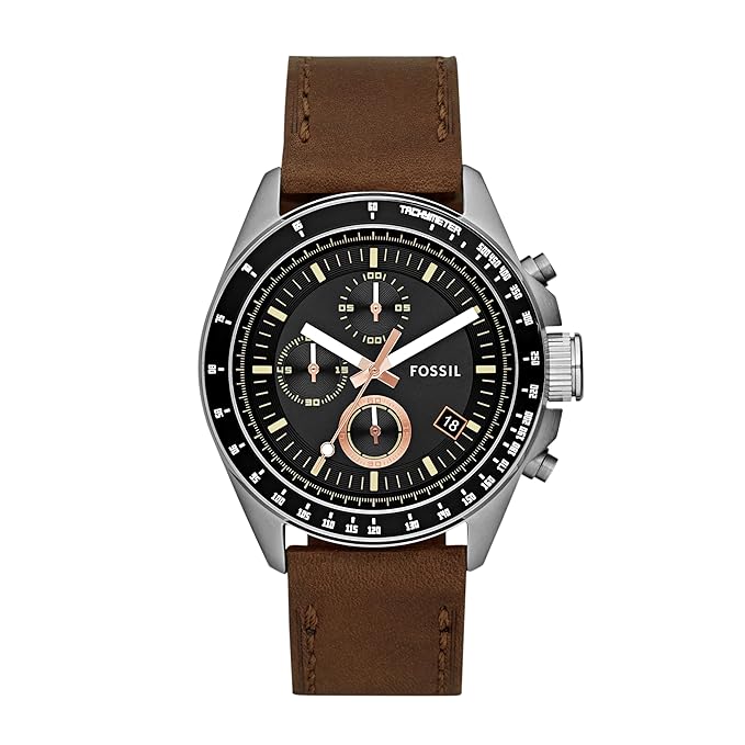 Fossil Decker Brown Watch Ch2885 – Chronograph, Men, Leather
        <span class="amazon-style-sales-stat" style="display: block; font-family: -apple-system, BlinkMacSystemFont, 'Segoe UI', Roboto, Arial, sans-serif; font-size: 15px; color: #0f1111; margin-top: 6px; text-transform: none; letter-spacing: normal; text-align: left; line-height: normal;">
            <strong style="font-weight: 700;">768 people bought</strong> <span style="font-weight: 400;">in past month</span>
        </span>